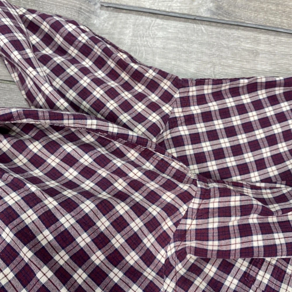 Vintage LL Bean Shirt Mens L Made USA Plaid Button Down Long‎ Sleeve Casual